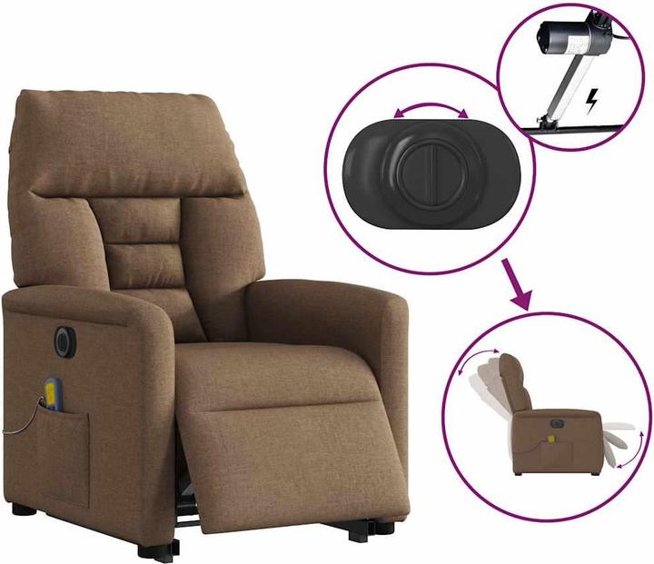Image du produit vidaXL Massagesessel mit Aufstehhilfe