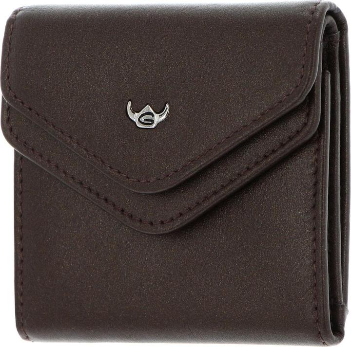 Actual product image Golden Head Valencia wallet RFID protection leather 7.5 cm