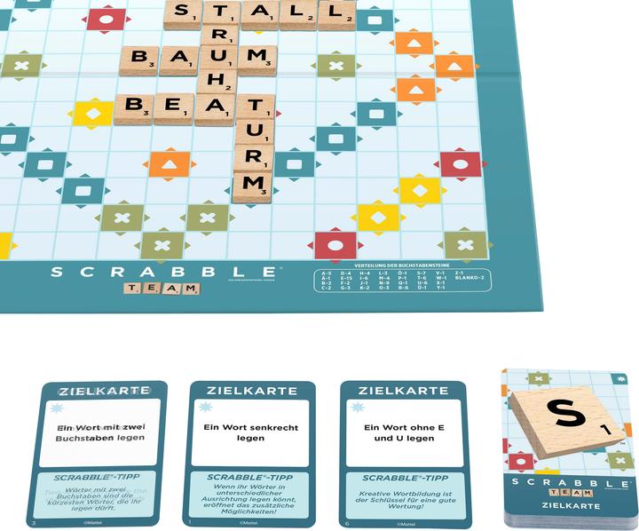 Image du produit Mattel Scrabble Core Wood (D) (Allemand, 2 - 4 Joueur)