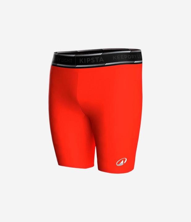 Immagine prodotto Kipsta Damen/Herren Fussball Funktionsshorts - Keepdry Light orange (L)