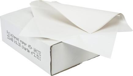 Immagine prodotto Øvrige Sandwichpapir m/PE 37x50cm 10kg/pak hvid uden tryk - (confezione da 10 kg)