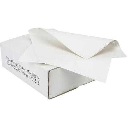 Øvrige, Einweggeschirr, Sandwichpapir m/PE 37x50cm 10kg/pak hvid uden tryk - (10 kilogram pr. pakke)