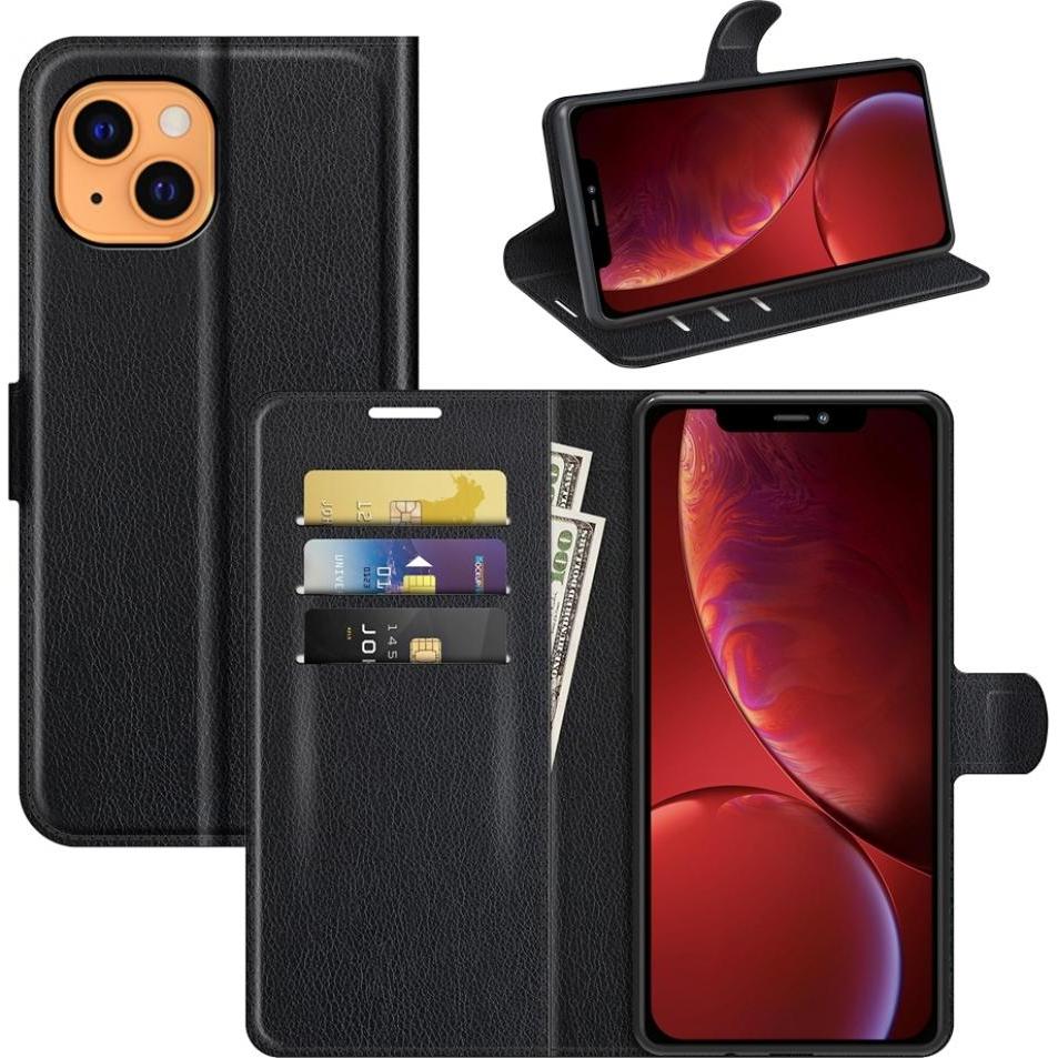Screenguard Leather Guard (Apple iPhone 13), Smartphone Hülle, Schwarz