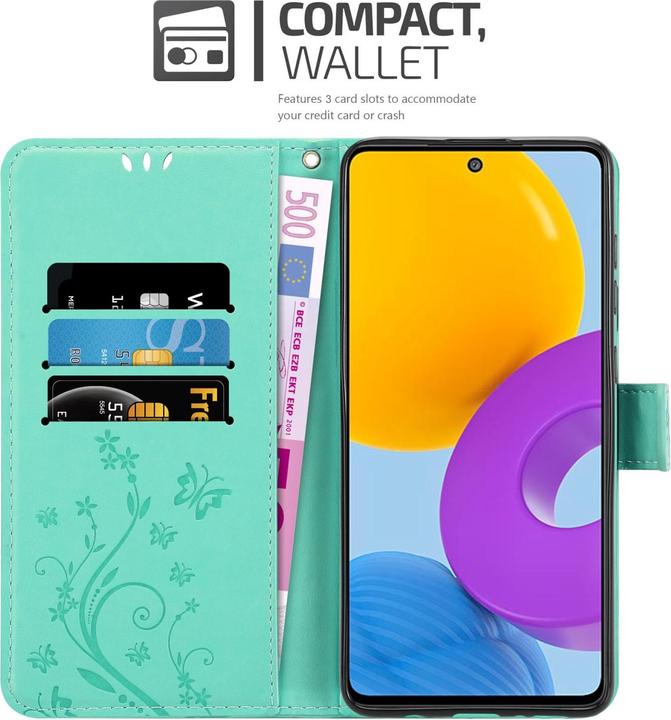 Image du produit Cadorabo Pochette Flower Book (Samsung Galaxy M52 5G)