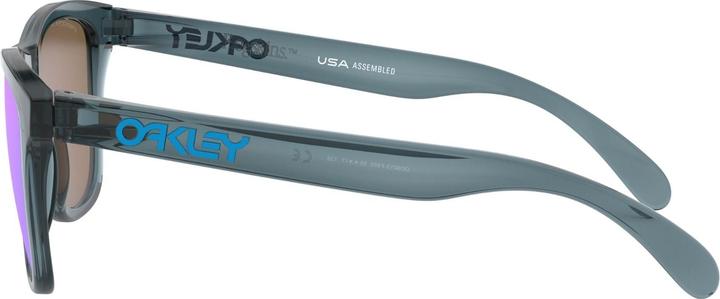 Actual product image Oakley Lunettes de Soleil Frogskins - Verres Prizm Sapphire Polarisés - Monture Noir