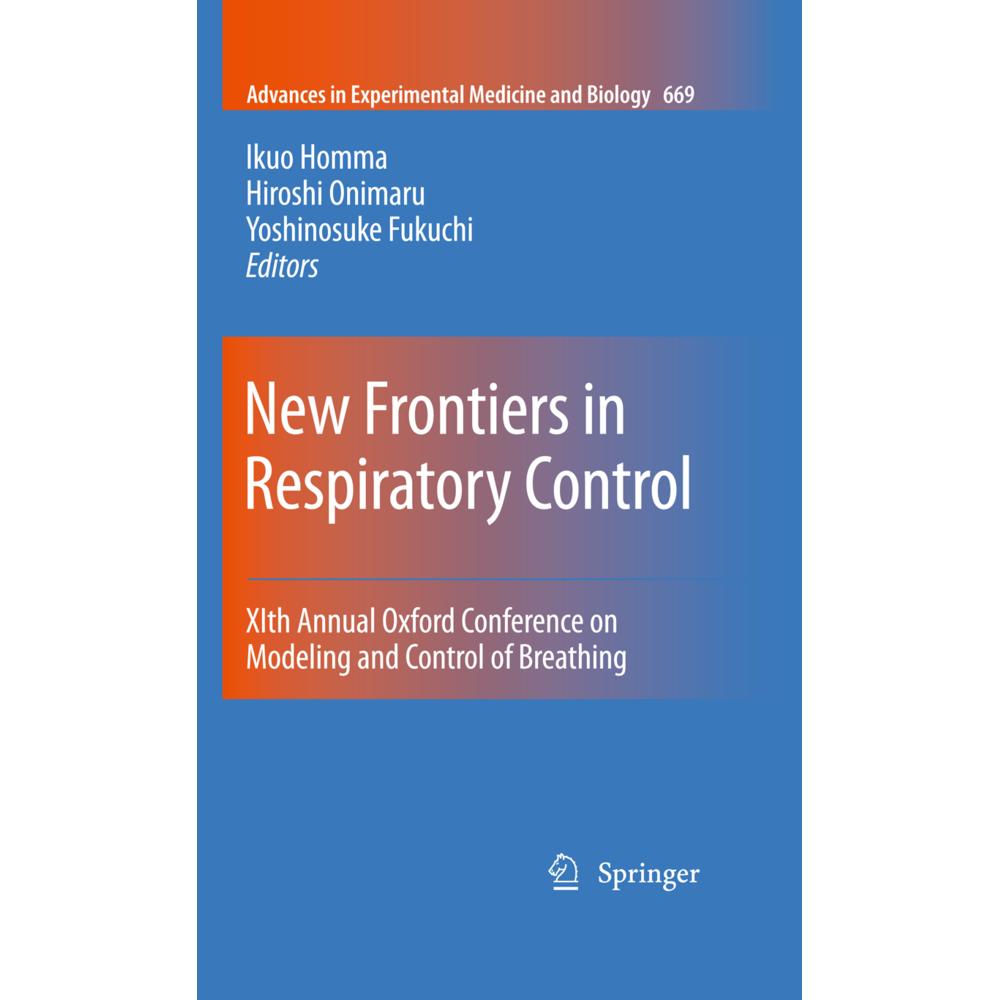 New Frontiers in Respiratory Control, Fachbücher