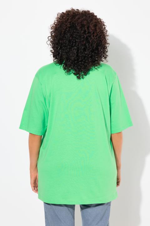 Actual product image Ulla Popken Basic V-Neck Relaxed Fit Short Sleeve Tee (42, 44)