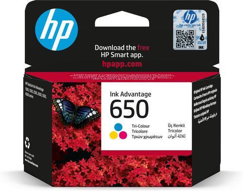 Image du produit HP 650 - Couleur (Cyan, Magenta, Jaune) - Original (C, M, Y)