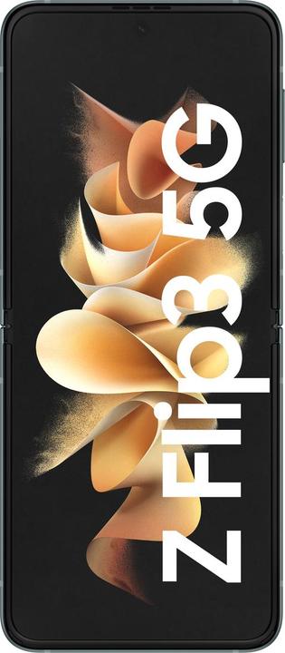 Actual product image Samsung Galaxy Z Flip3 5G EU (128 GB, Green, 6.70", SIM + eSIM, 5G)