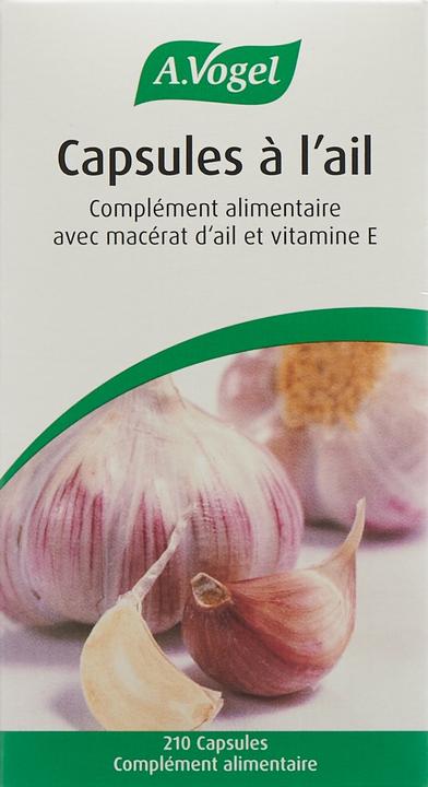 Immagine prodotto A. Vogel Capsule di aglio VOGEL barattolo 210 (210 Pezzo/i, Pillole, 239 g)