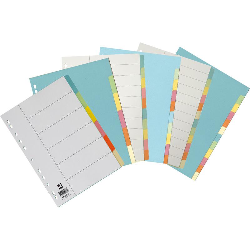 Thumbnail - Q-Connect, Ordner Zubehör, Register Vollformat