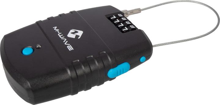 Produktbild M-Wave Kabelschloss LOCK'N'ROL Schwar (60 cm)