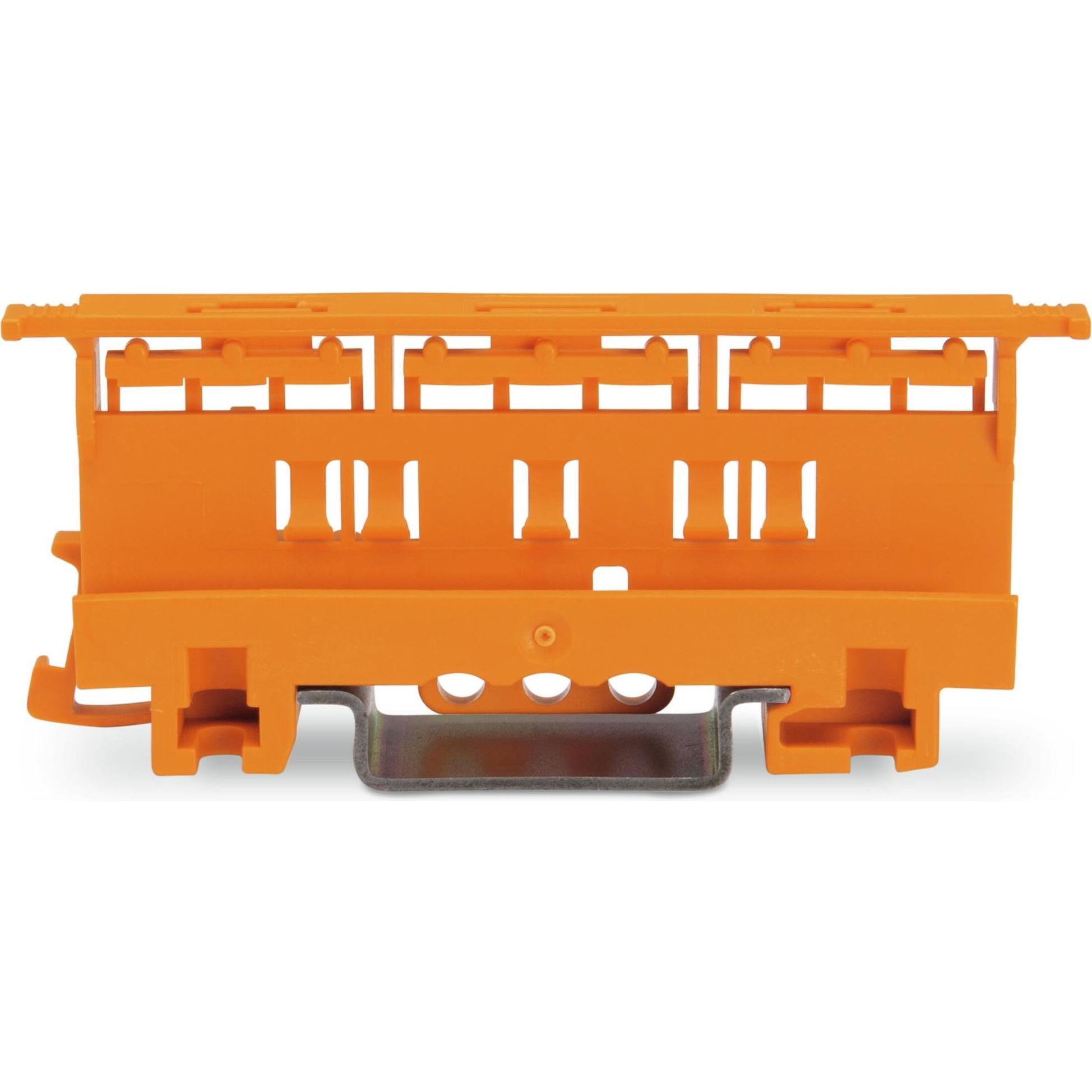10x Wago Befestigungsadapter 10 STK, Elektronikzubehör + Gehäuse, Orange