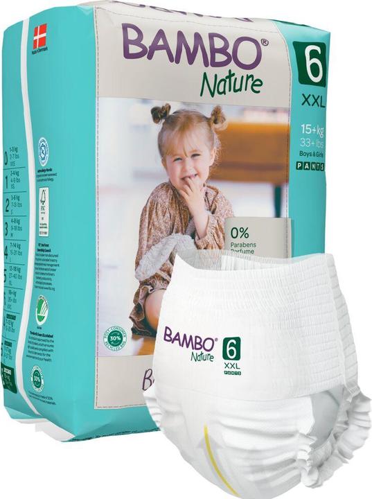 Actual product image Bambo Training diapers (Size 6, Pack, 18 Piece)