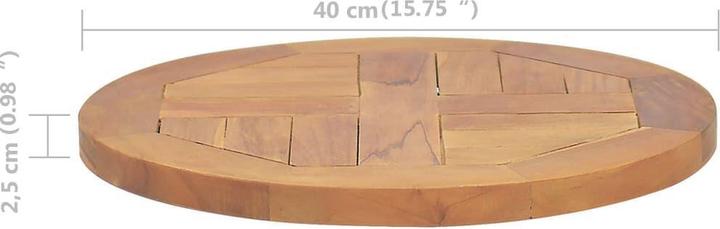 Produktbild vidaXL Tassilo (40 x 40 x 2,5 cm)