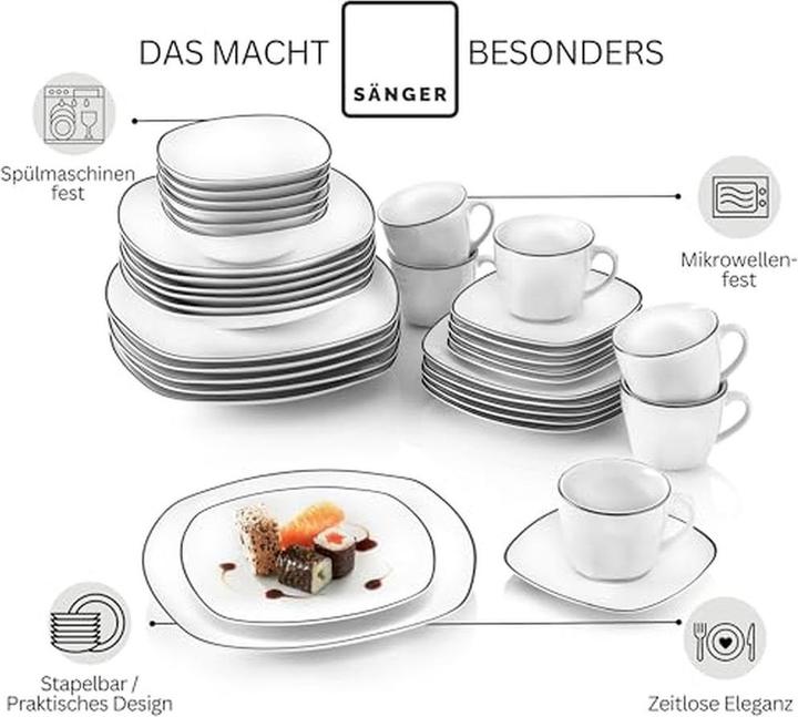 Produktbild Sänger Geschirr Geschirrservice Bilgola (36 Stück)