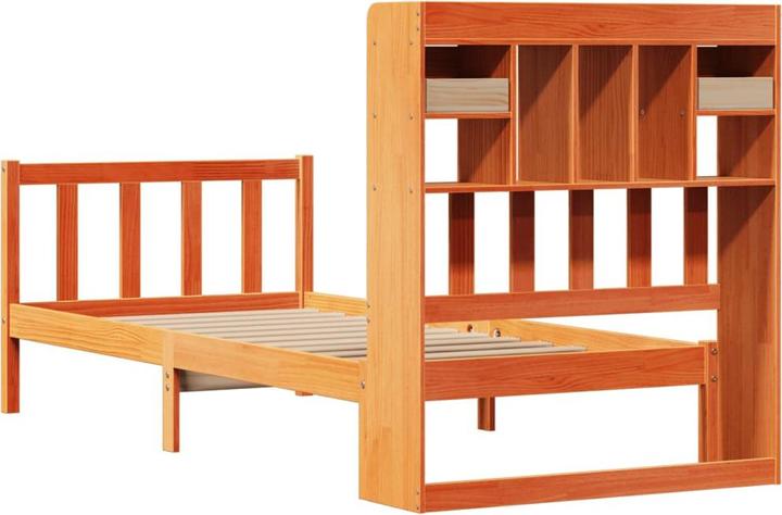 Produktbild vidaXL Bett mit Regal (140 x 200 cm)