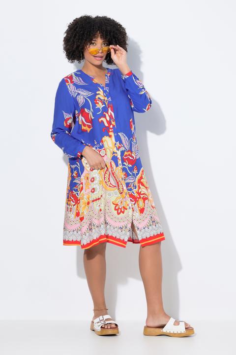 Actual product image Angel of Style Midi dress, allover pattern, long sleeves (54)