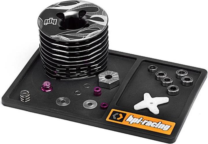 Actual product image HPI Small Rubber Racing Screw Tray (Black)