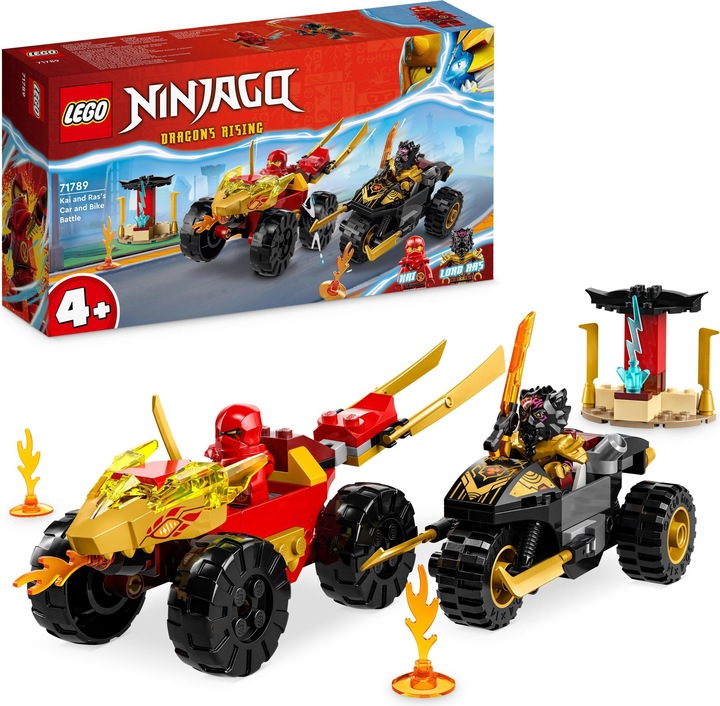 Immagine prodotto LEGO 71789 Inseguimento con lo speedster di Kai e la moto di Ras (71789, LEGO Ninjago)