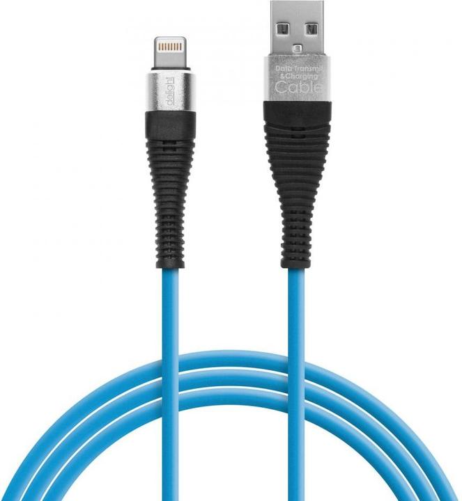 Image du produit Delight iPhone -Datenkabel Silikonbeschichtung 1m (mehr Farben) (1 m, USB 2.0)