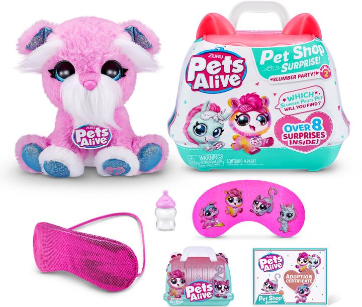 Productafbeelding Zuru Pet Shop Surprise Pets Alive Slumber Party - Serie 2 (14 cm)