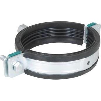 Walraven, Zubehör Sanitärinstallation, HD1501 Rørb 159-169mm - BUP Svaer 2-skrue rørbøjle med EPDM og M16 gevind