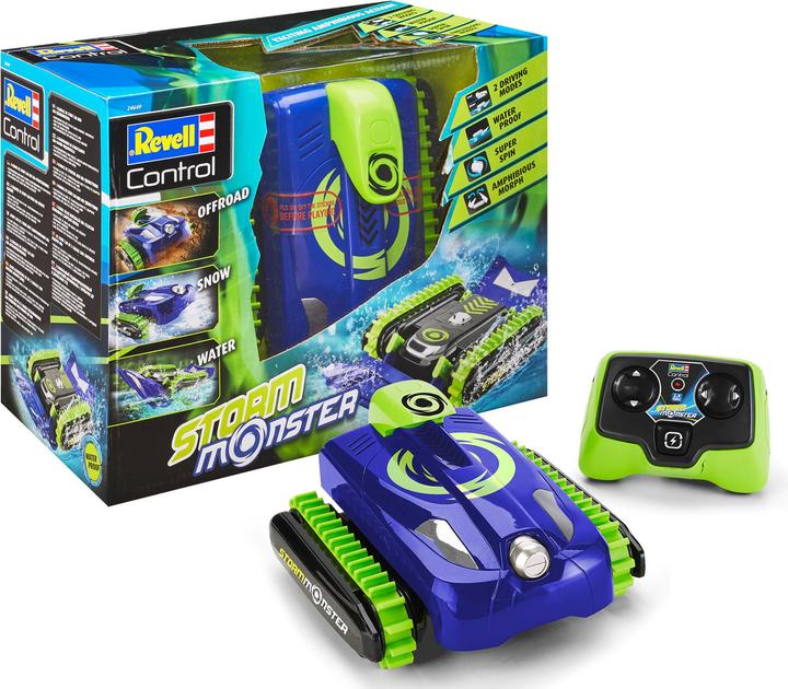 Actual product image Revell Control 24649 Stunt Car Storm Monster RC Beginner Model Car Electric Track Drift Vehicle