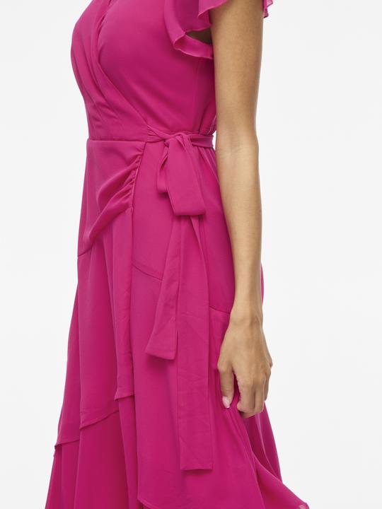 Image du produit Vila VIURA Maxi Kleid mit V-Ausschnitt (40)