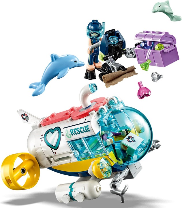 Image du produit LEGO Un bateau de sauvetage pour les dauphins (41378, LEGO Friends)