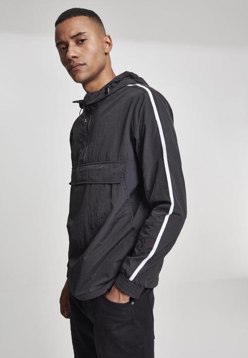 Actual product image Urban Classics Crinkle Nylon Pull Over Jacket (L)