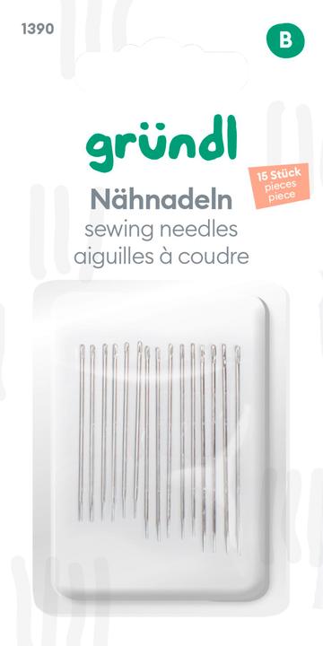 Gründl Nähnadeln sortiert, 15 Stück