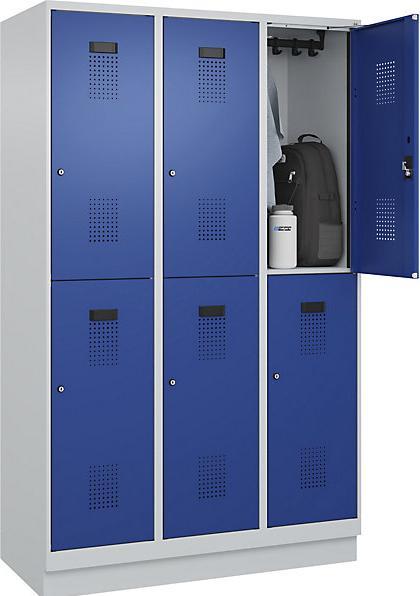 Gentian blue RAL 5010, Light grey RAL 7035