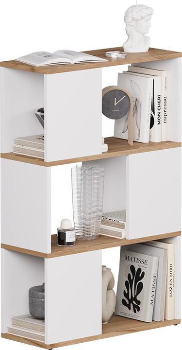 Actual product image Vicco Raumteiler Eneos, Weiss/Goldkraft Eiche, 60 x 94 cm