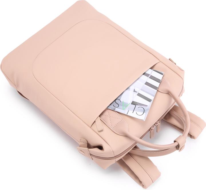 Actual product image Feru Saga Backpack, powder pink (14")