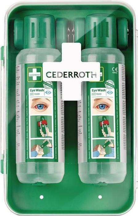 Actual product image Cederroth Augendusche 'Eye Wash Cabinet' 2x0.5l (First aid set accessories)