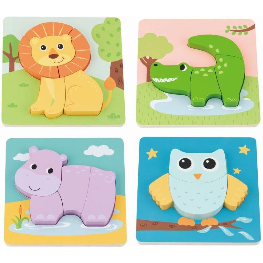 Spielba Puzzle Set mit 4 Tieren