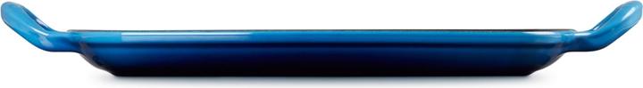 Actual product image Le Creuset GRILL PLATE RECTANGULAR SIG 30 CM Azure