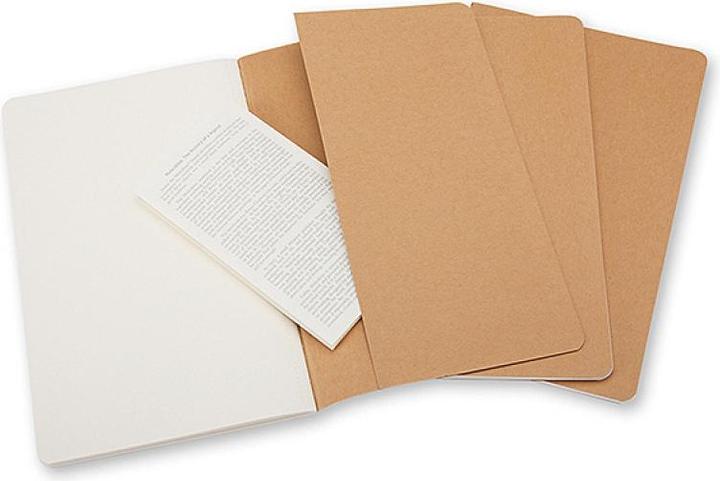 Produktbild Moleskine Cahier Large 3er-Set (130 x 210 mm, Blanko, Harter Einband)