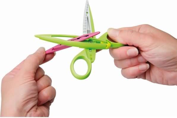 Actual product image Maped Scissors combi box 1xscissor rack 5xinterchangeable blades assorted colours