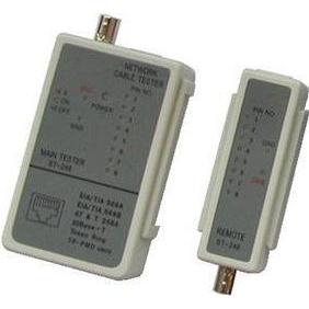 Datacom, Multimetro, Tester per cavi LED RJ 45 / BNC