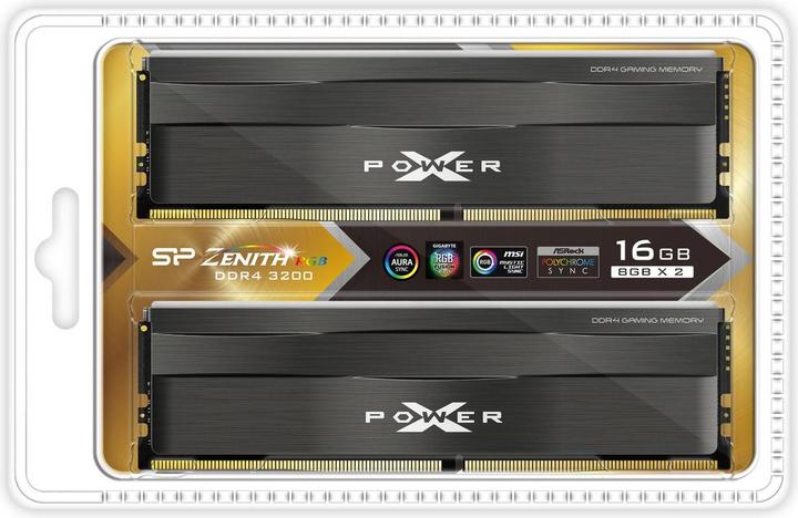 Produktbild Silicon Power XPOWER Zenith RGB Speichermodul GB DDR4 (2 x 8GB, 3200 MHz, DDR4-RAM, DIMM)