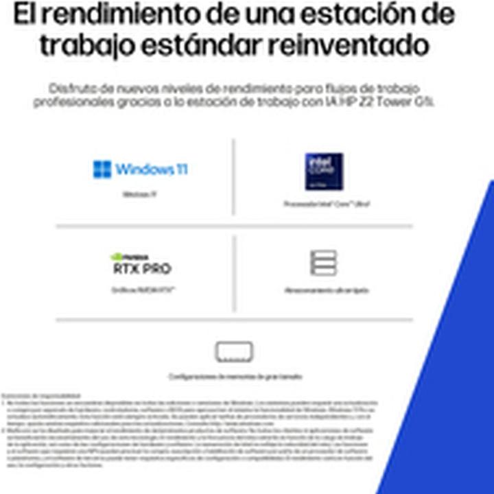 Actual product image HP Z2 Tower G1i Workstation Desktop PC Wolf Pro Security Edition (48 GB, Intel Core Ultra 7 265, Intel Arc Graphics, UHD Graphics 770)