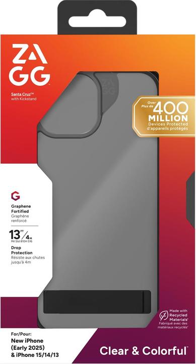 Produktbild Zagg Santa Cruz Kickstand (Apple iPhone 13, Apple iPhone 14, Apple iPhone 15, Apple iPhone 16e)