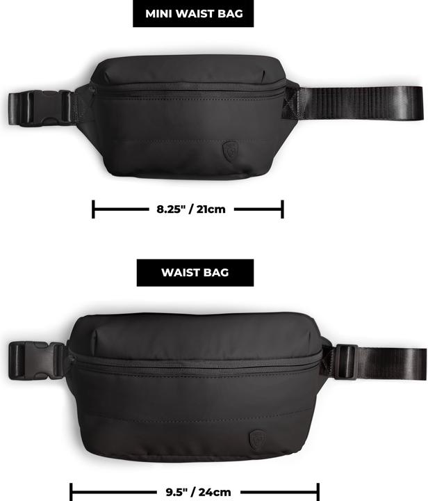 Productafbeelding Heys De Puffer Mini -vyölaukku, musta