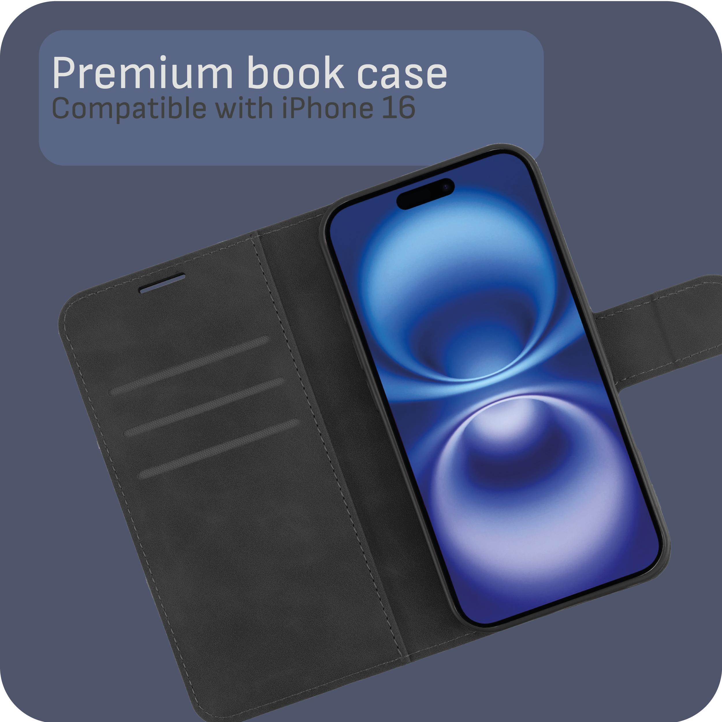 Thumbnail - Cazy Premium-Geldbörsen-Etui, Magnetisches Geldbörsen-Etui, Kartenfächer, Ständer (Apple iPhone 16), Smartphone Hülle, S...