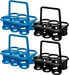 Immagine prodotto Novaliv 4X Flaschenträger für 24 Flaschen - Stabiler Halt - Getränkekorb Kunststoff, Stapelbar, 32x2