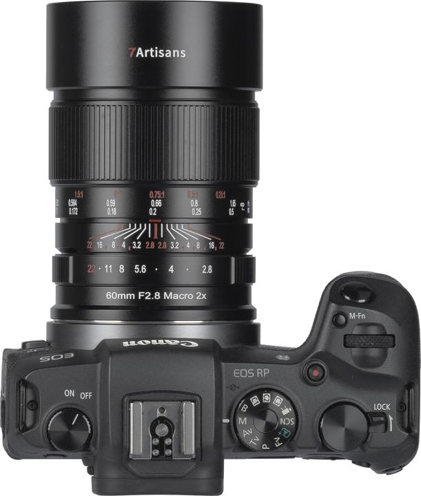 Immagine prodotto 7artisans 60 mm F2.8 Macro 2x Canon RF (Canon RF, Full frame)