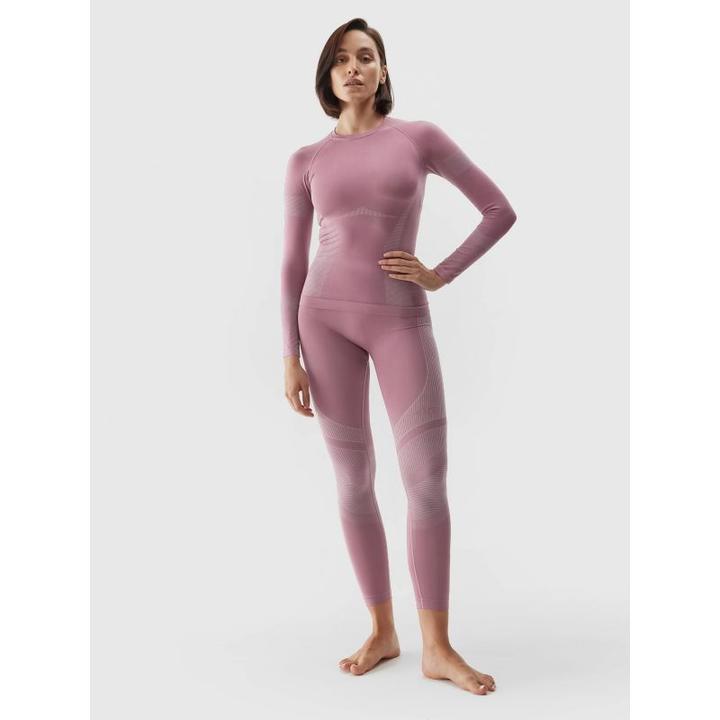 Actual product image 4F Legginsy termoaktywne damskie F116 ciemny róż 4FAW23USEAF116 53S M/L (L)