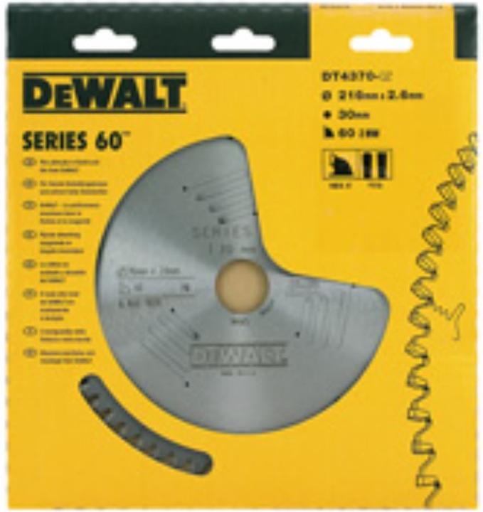 Productafbeelding DeWalt EXTREME ® stationair cirkelzaagblad DT4370fijne afwerking